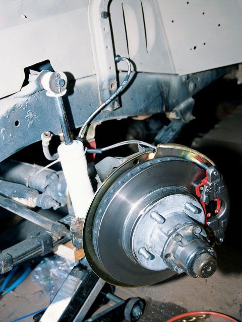 154 0704 07 zearly jeep disk brake conversiondisk brake conversion finished