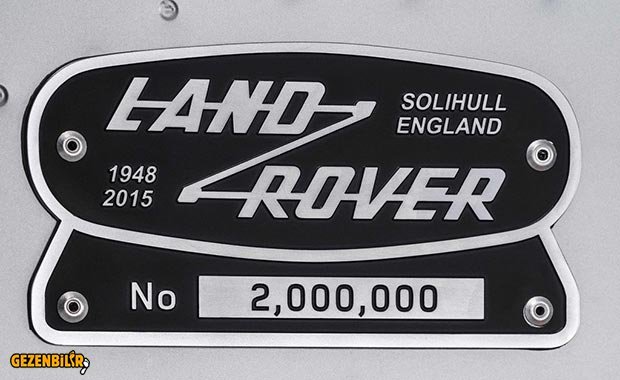2 milyonuncu land rover rekor fiyata satilacak 5774738