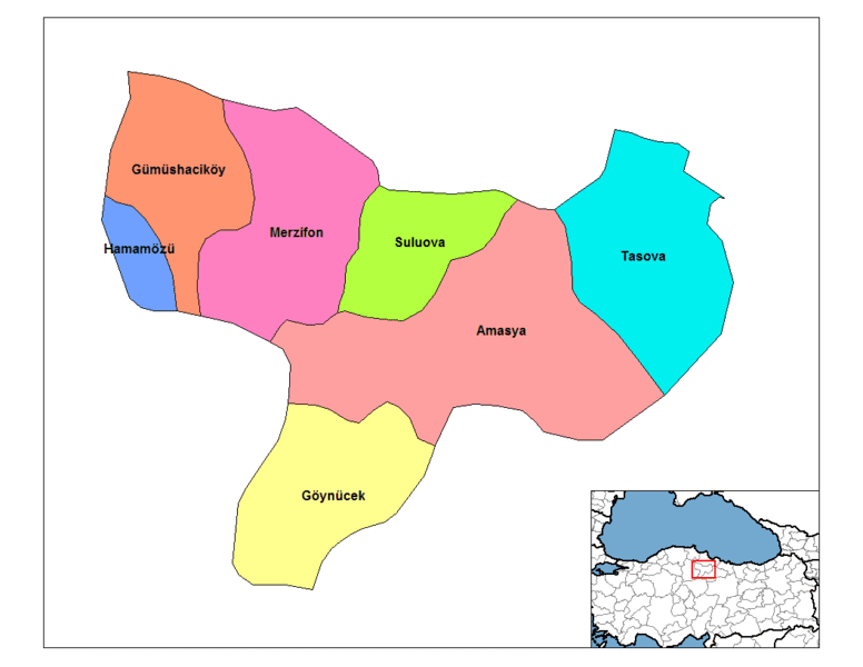776px Amasya districts