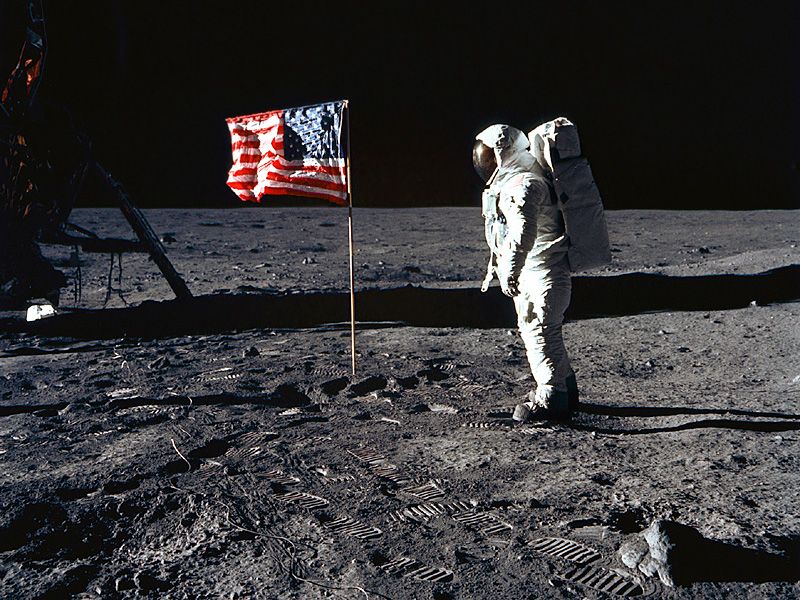 Buzz Aldrin Apollo 11 MOON July 20 1969