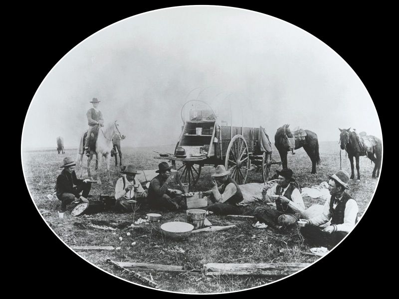 CF Chuck Wagon 1898 near Ashland Kansas