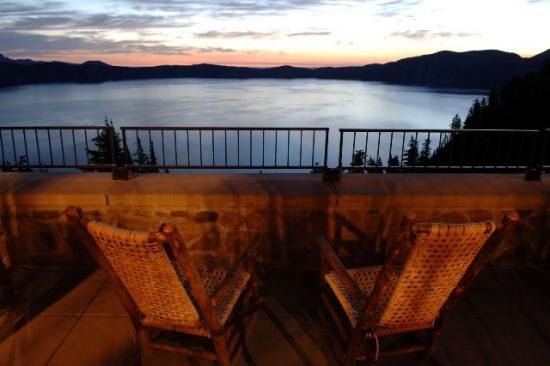 Crater Lake Lodge Balcony View Full Size