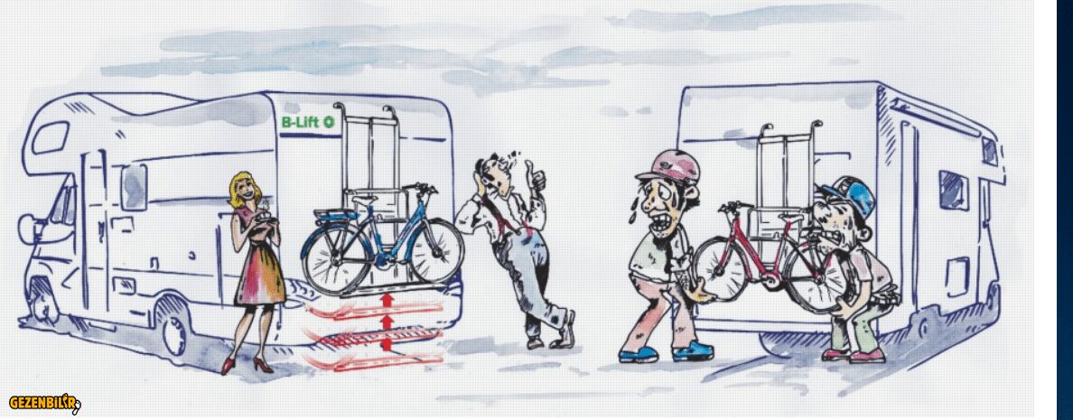 Fahrradtrger mit lift