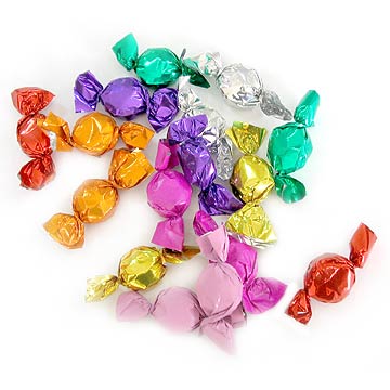 Foil Wrapped Hard Fruit Candy