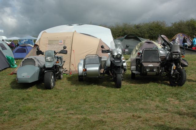 MC 00060 completely home build on a R1100GS basis, the one on the right is Petaatbmw, also homebuild