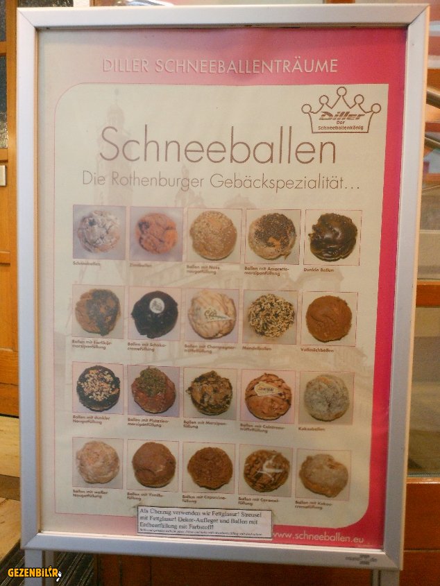 Rothenburg Schneeballen tatlıları.jpg