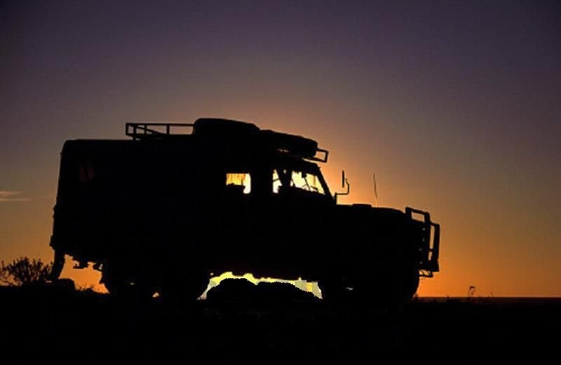 S 00041 RV Evening Landy Land Rover at sunset.jpg