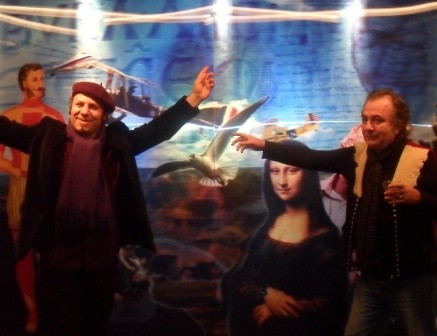 Sanatç? Bahri Genç ile ben Mona Lisa tablosunday?z.jpg