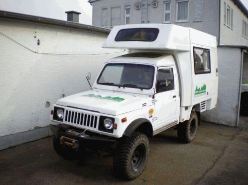 SUZUKI SJ 410 Pick Up Wohmobil long