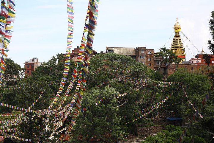 Swayambhunath tapÃƒÂƒÃ‚Â„ÃƒÂ‚Ã‚Â±naÃƒÂƒÃ‚Â„ÃƒÂ‚Ã‚ÂŸÃƒÂƒÃ‚Â„ÃƒÂ‚Ã‚Â±nda dua bayraklarÃƒÂƒÃ‚Â„ÃƒÂ‚Ã‚Â±