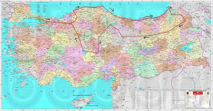 Trkiye siyasi haritas