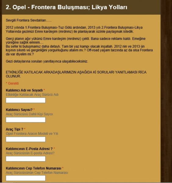 2. Opel - Frontera BuluÃƒÂƒÃ‚Â…ÃƒÂ‚Ã‚ÂŸmasÃƒÂƒÃ‚Â„ÃƒÂ‚Ã‚Â± KatÃƒÂƒÃ‚Â„ÃƒÂ‚Ã‚Â±lÃƒÂƒÃ‚Â„ÃƒÂ‚Ã‚Â±m For